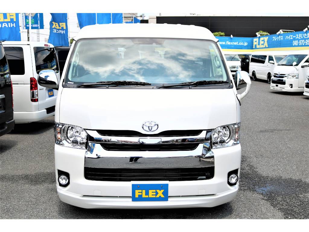 ハイエースの事ならFLEXハイエースさいたま店にお任せください！アフターサービスも頑張ります！