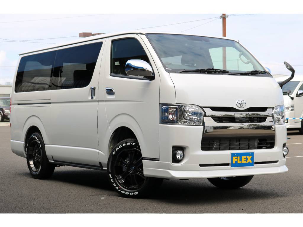 全国納車も大歓迎です！お問合せお待ちしております！ハイエース仙台店　TEL：022-288-0411　MAIL：sendai@flex.jp