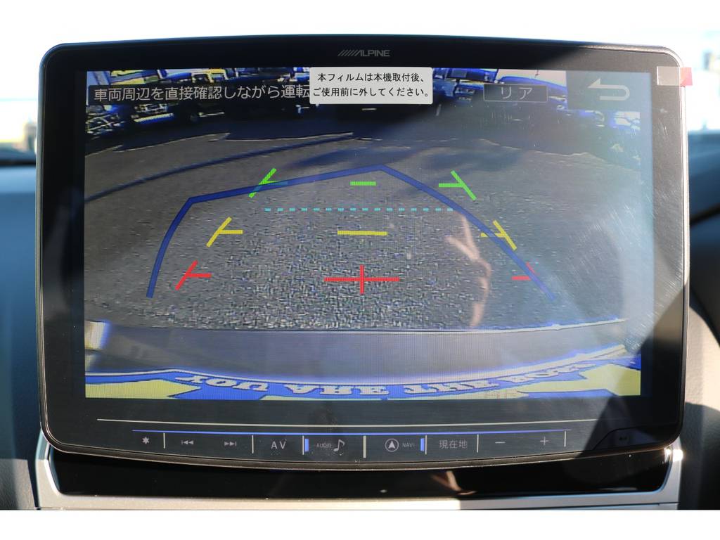 大画面に映し出されるBカメラはより見やすいですね☆