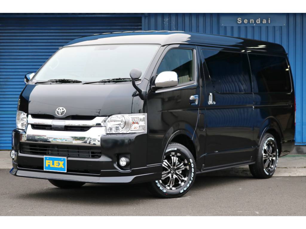 新車　ワゴンＧＬ　４ＷＤ　寒冷地仕様　トヨタ・セーフティ・センス搭載！FLEXオリジナル内装架装「アレンジＡ」！