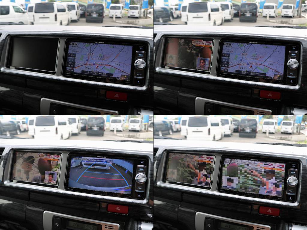 7インチサブモニターも付いてます！見たい場面を見逃す心配はございません!