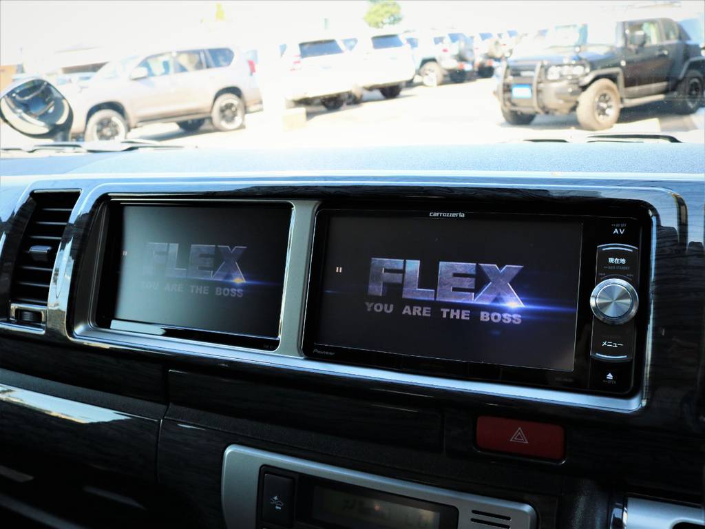 カロッツェリア製ＳＤナビ、フルセグＴＶ、ＤＶＤ再生可能！カロッツェリア製サイドモニター！