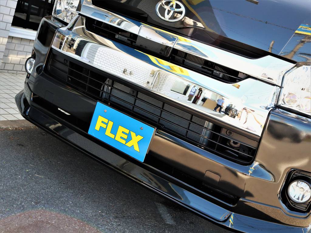 ＦＬＥＸオリジナルデルフィーノラインフロントスポイラー！