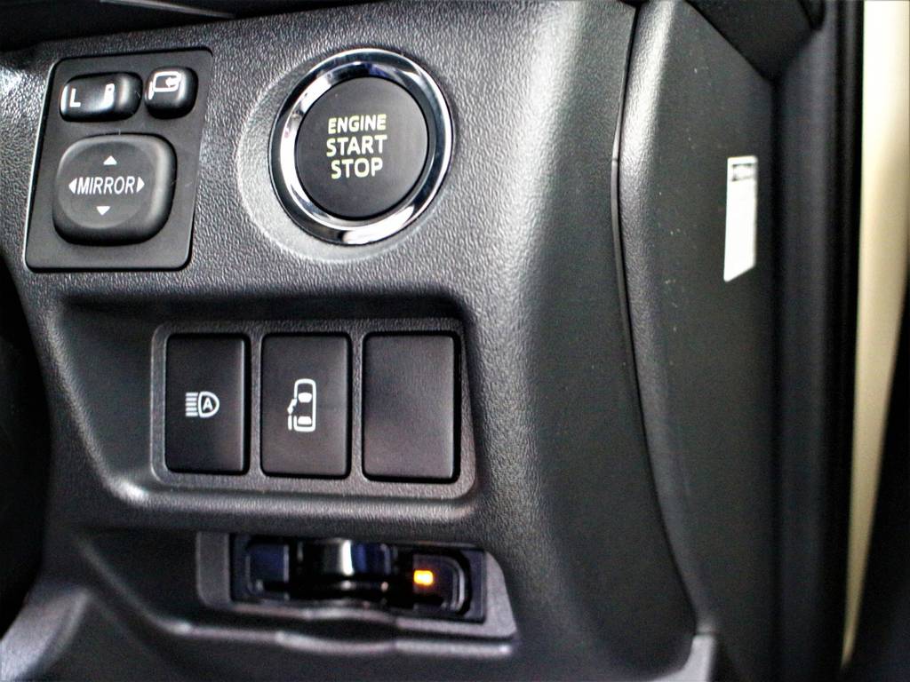 スマートキー＆プッシュスタート！　左側パワースライドドア！　自動ハイビーム（オートマチックハイビーム）！　ビルトインETC！