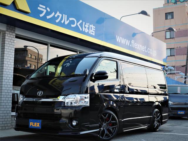 新車未登録ハイエースW「ＧＬ」１０人乗り２ＷＤガソリン車！内装アレンジＲ１、ＷＡＬＤフルエアロコンプリート！