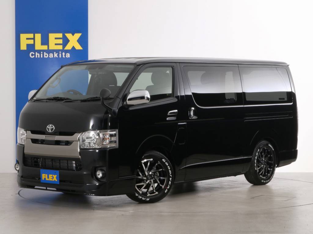 新車未登録　ハイエースバン　特別仕様車ダークプライム　ディーゼル２ＷＤ　内装アレンジＦＵ－Ｎ！