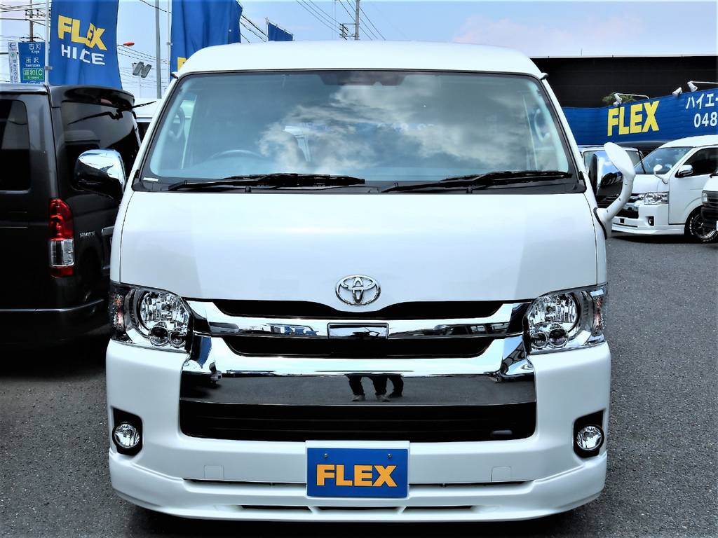 ハイエースの事ならFLEXハイエースさいたま店にお任せください！アフターサービスも頑張ります！