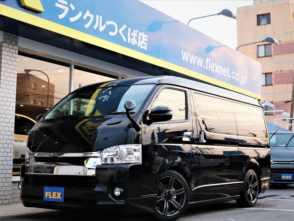 新車未登録ハイエースＷ「ＧＬ」１０人乗り２ＷＤガソリン車！４１５ＣＯＢＲＡフルエアロ、内装アレンジＶＥＲ２完成♪