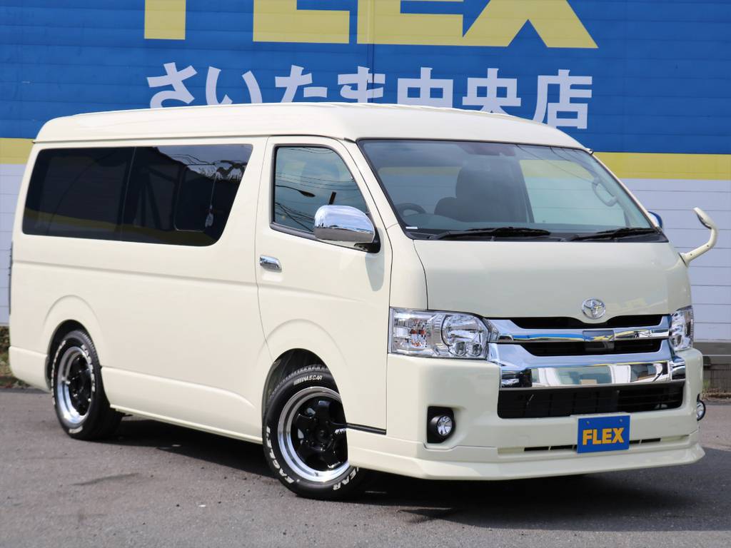 ハイエースワゴン４ＷＤ　特設ライトイエローカラー　シートアレンジVer2入庫しました！