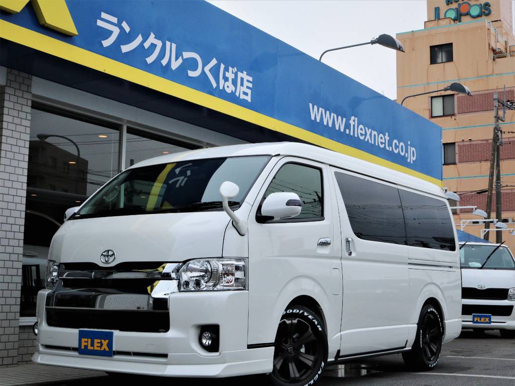 新車未登録ハイエースＷ「ＧＬ」１０人乗り４ＷＤガソリン車！ＦＬＥＸオリジナル内装アレンジＡＳ！