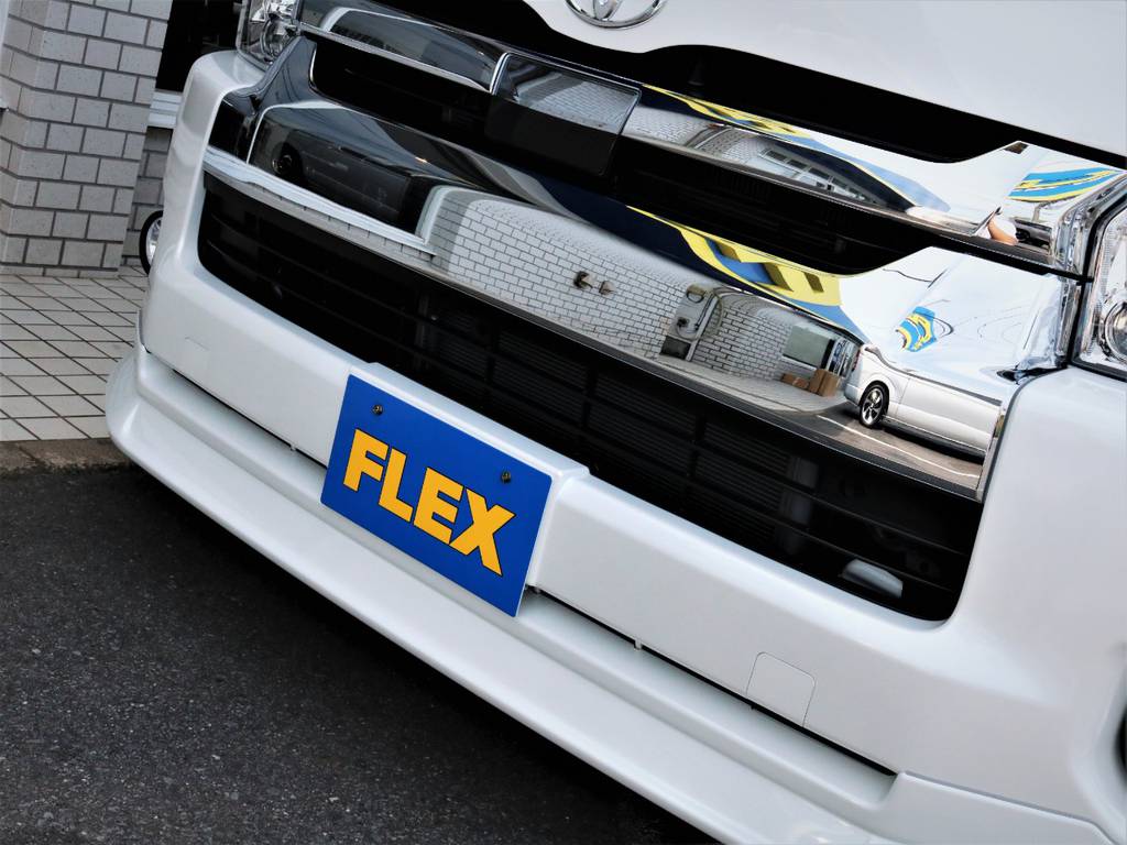 ＦＬＥＸオリジナルデルフィーノラインフロントスポイラー！