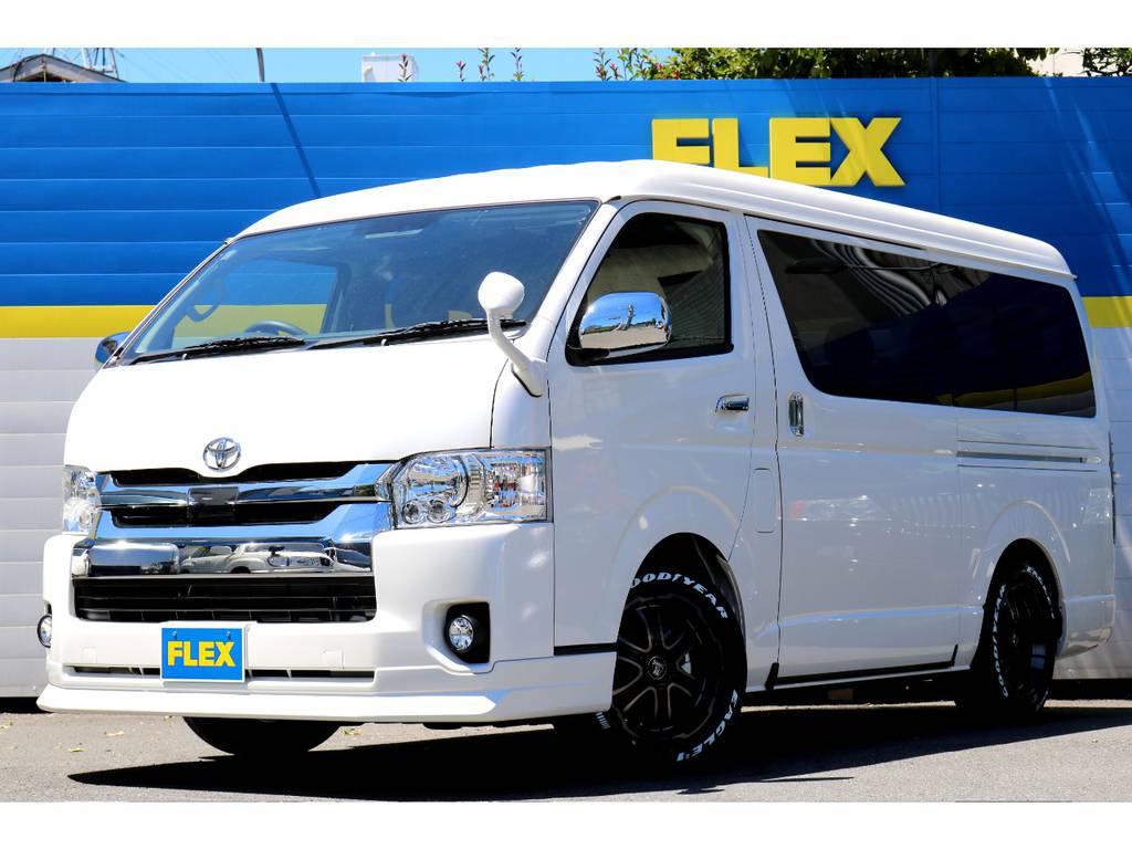新車ハイエースワゴンＧＬ４ＷＤ車！調布店に展示、在庫をしております！お問合せ下さい！