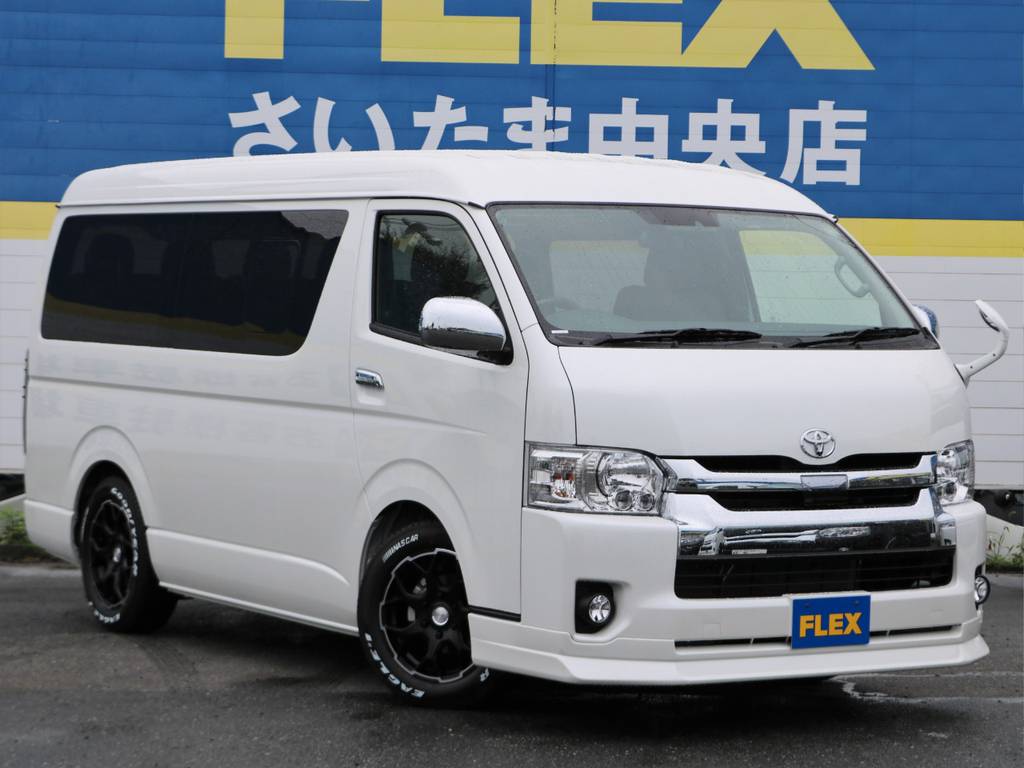 TSS搭載ハイエースワゴンGL 4WD入庫しました！人気のメーカーオプションパールホワイトカラーです！