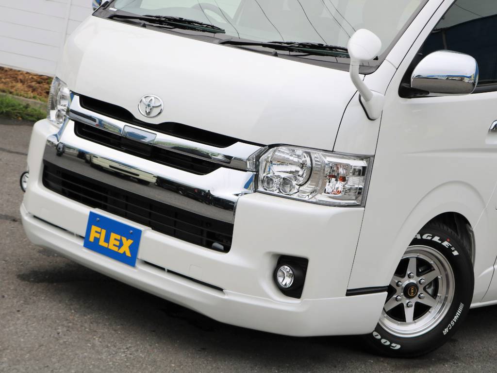 ４１５コブラ　クリーンルック３リップスポイラーでスッキリとしたお車に♪