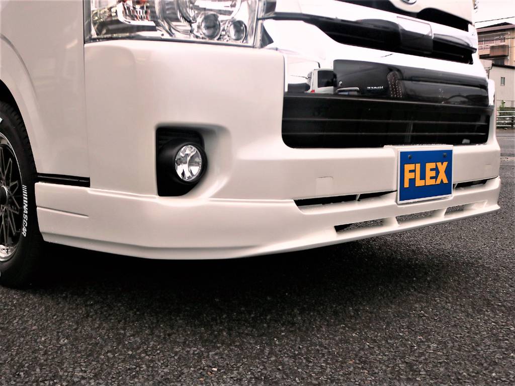 スポーティなFLEXオリジナルリップスポイラーをインストールしました！