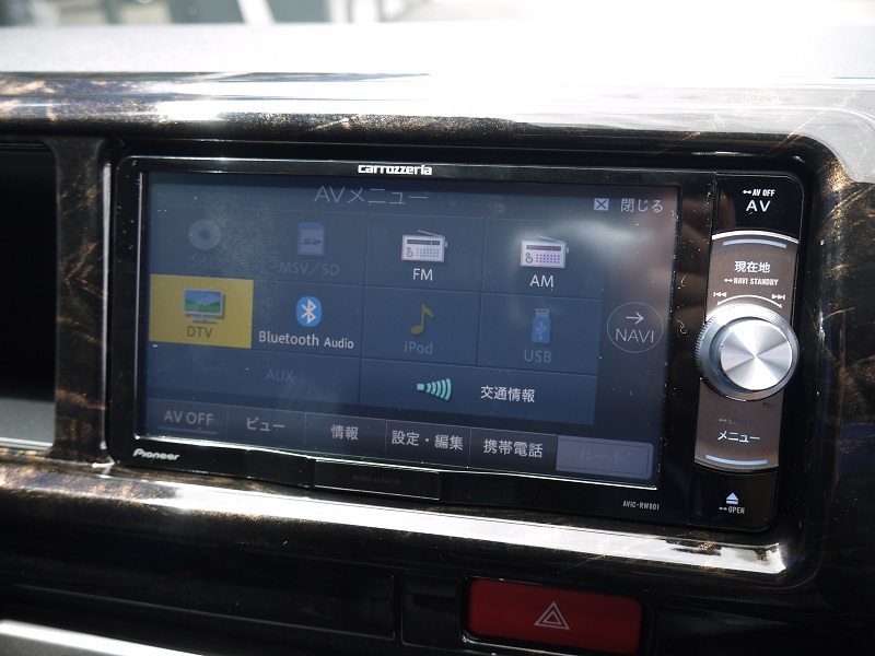カロッツェリア製フルセグ対応ＳＤナビ【Bluetooth・DVD再生・MSVetc】