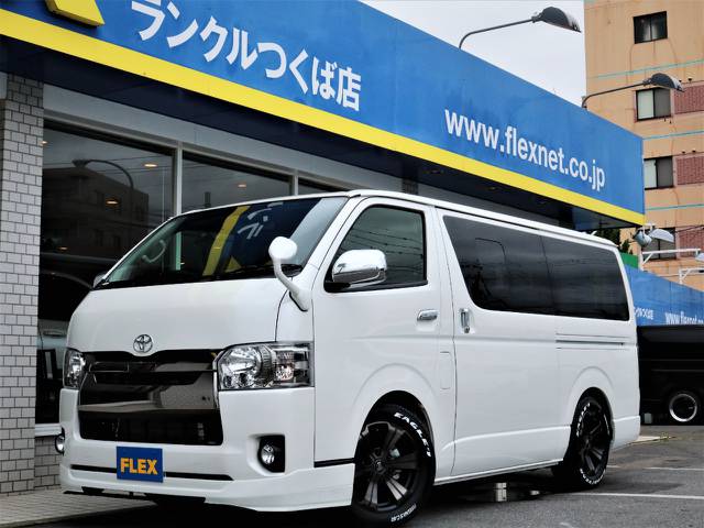 新車未登録ハイエースＶスーパーＧＬ５人乗りガソリン２ＷＤ！特別仕様車ダークプライム！ベッドキットパッケージ！