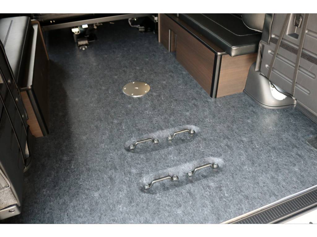 重歩行用フロア施工で防音効果やお手入れも楽々です！