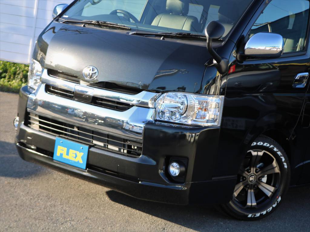 ４１５コブラ　クリーンルック３リップスポイラーでスッキリとしたお車に♪