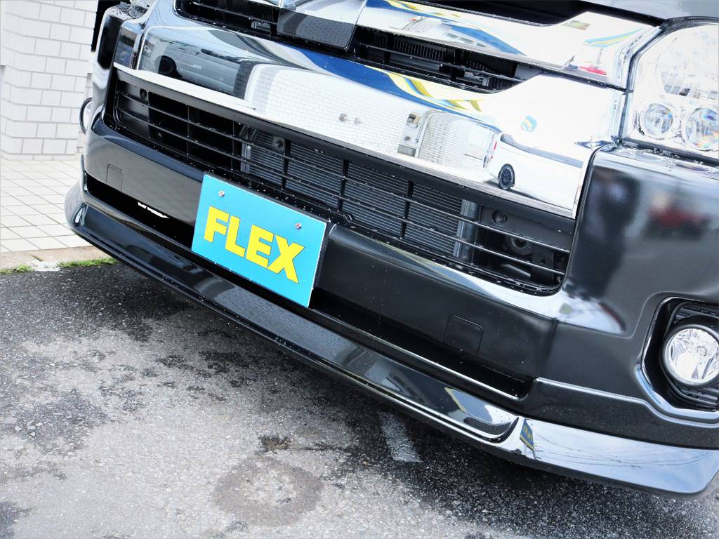 ＦＬＥＸオリジナルデルフィーノラインフロントスポイラー！