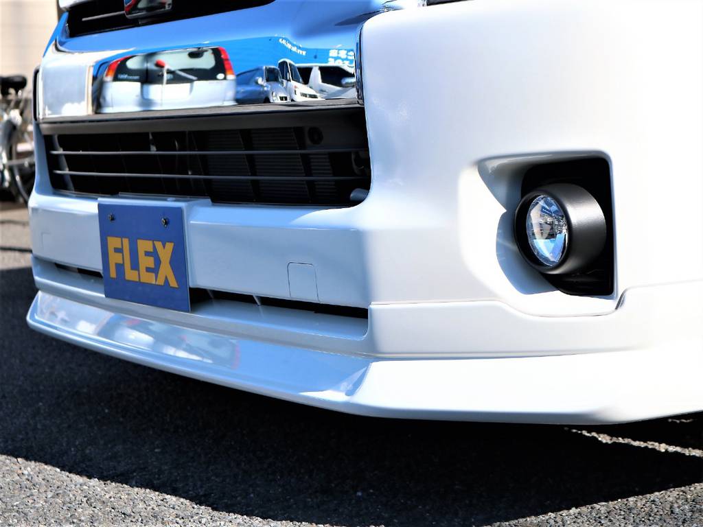 スポーティなFLEXオリジナルフロントリップスポイラー DelfinoLineを装着しました！