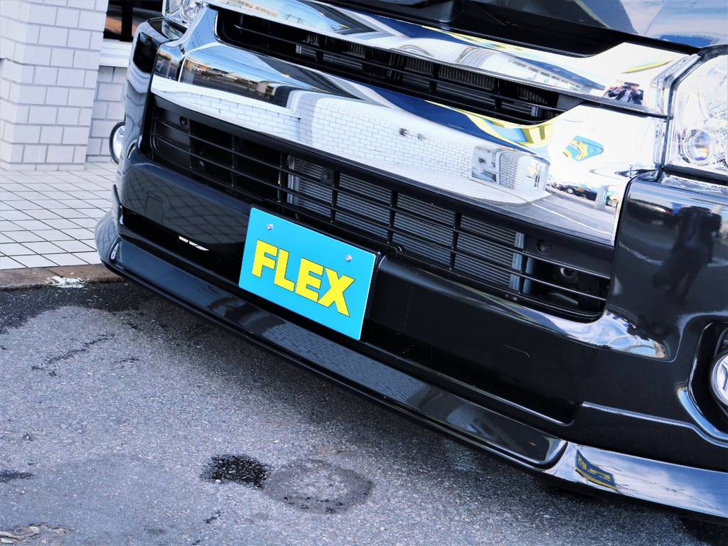 ＦＬＥＸオリジナルデルフイーノラインフロントスポイラー！