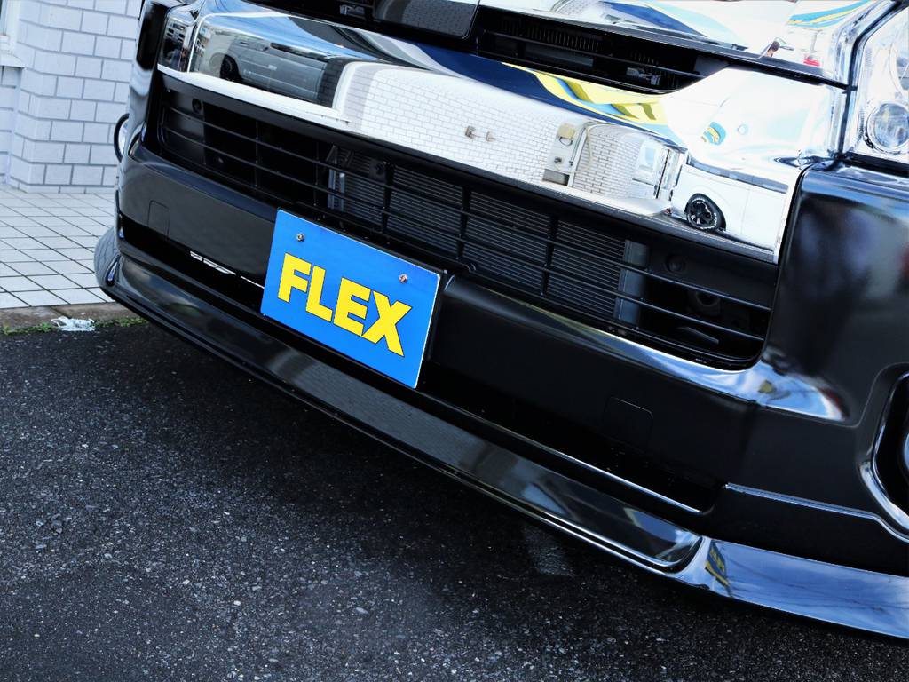 ＦＬＥＸオリジナルデルフィーノラインフロントスポイラー！