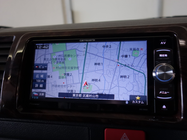 パイオニア製ＳＤナビフルセグ対応、バックカメラナビ連動加工済み！！