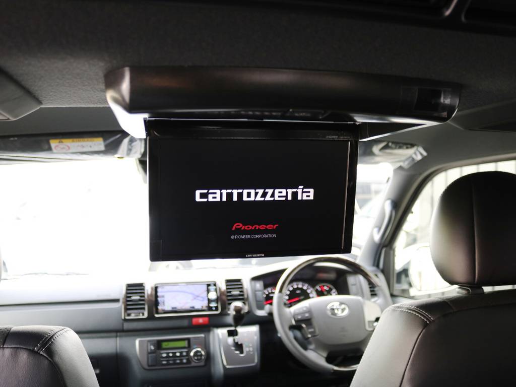 カロッツェリア　１０．２型　フリップダウンモニター！
