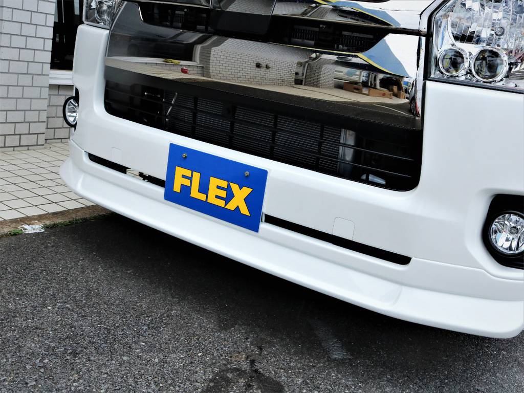 ＦＬＥＸオリジナルデルフィーノラインフロントスポイラー！