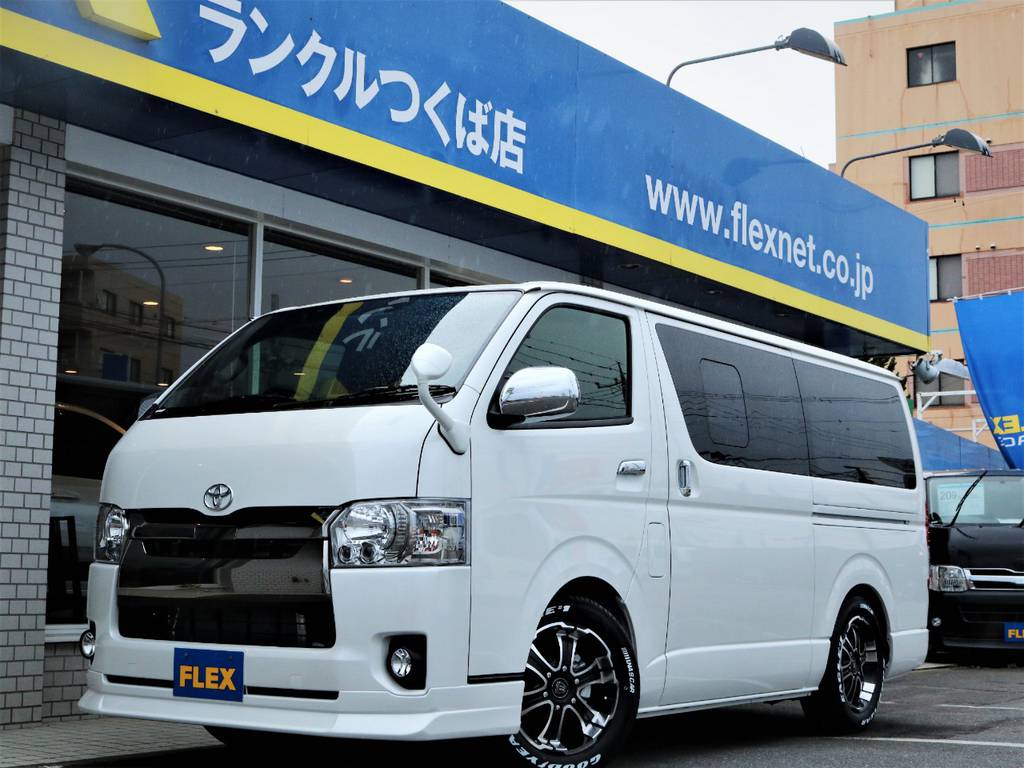 新車ハイエースＶスーパーＧＬ５人乗り２ＷＤディーゼル車、特別仕様車ダークプライム２！ベッドキットパッケージ完成♪