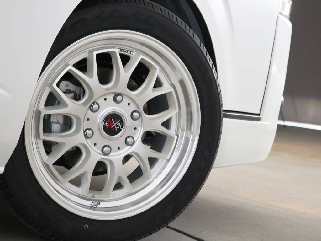 レクセル　１８インチアルミホイール！ＴＯＹＯ製Ｈ２０タイヤ装着済み♪