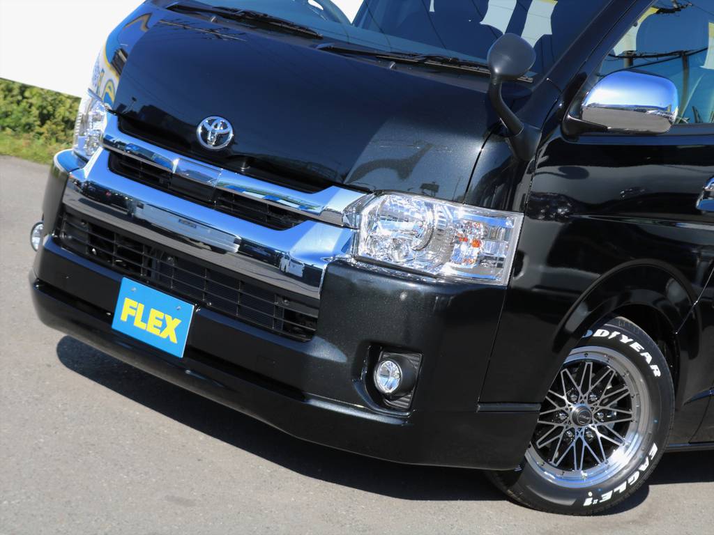 ４１５コブラ　クリーンルック３リップスポイラーでスッキリとしたお車に♪