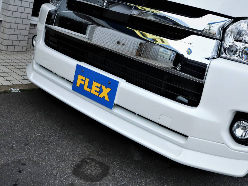 ＦＬＥＸオリジナルデルフィーノラインフロントスポイラー！