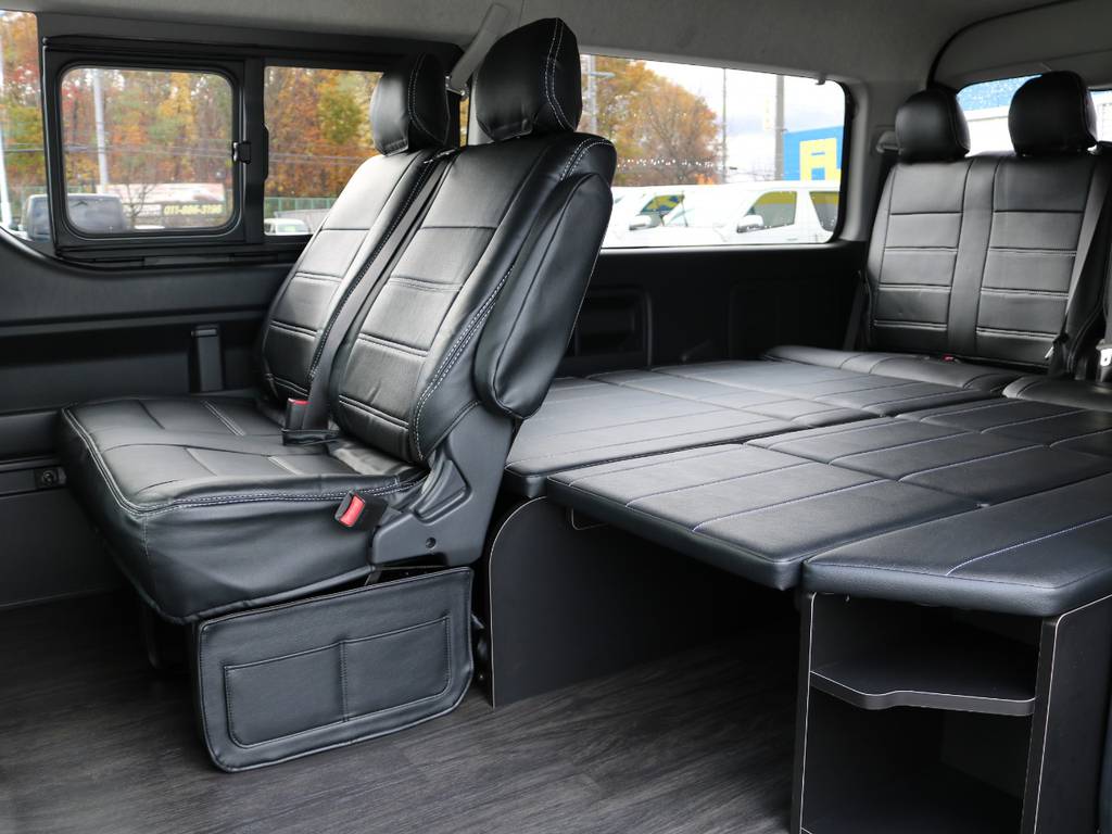 ＜ハイエース ワゴン GL FLEXオリジナル車中泊内装架装 アレンジR1＞