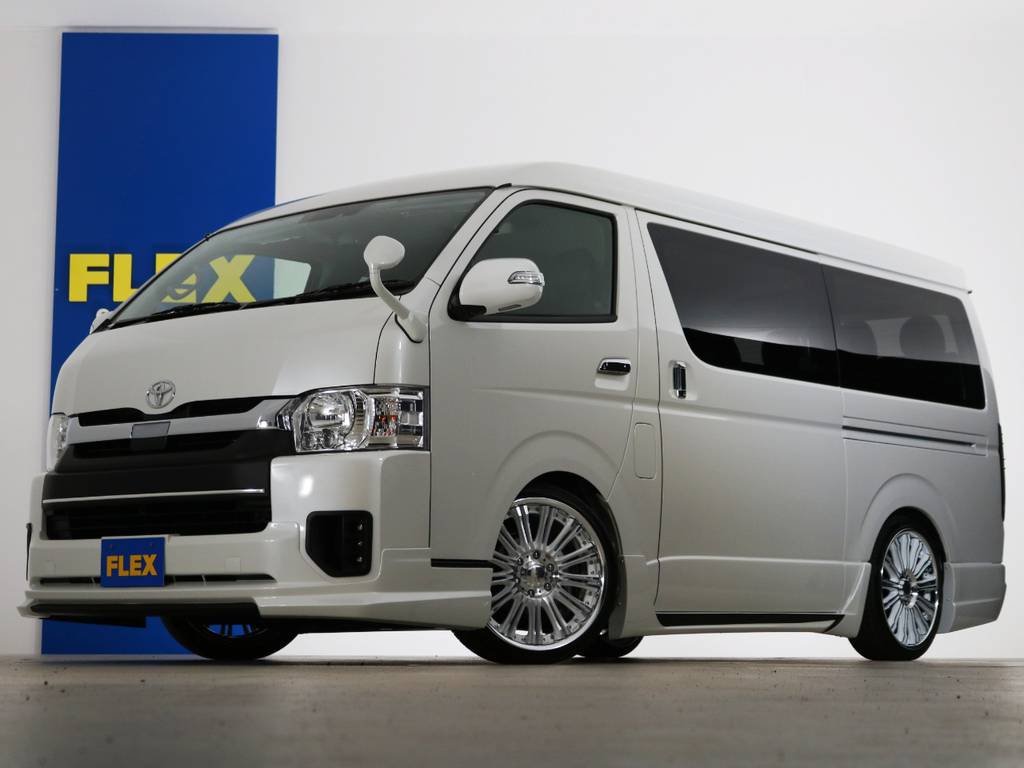 新車未登録　ハイエースワゴンＧＬ　１０人乗り３ナンバー登録　ガソリン２ＷＤ　内装アレンジ【アレンジＡ－Ｓ】！