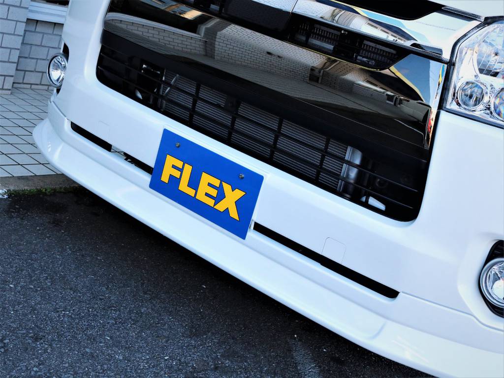 ＦＬＥＸオリジナルデルフィーノラインフロントスポイラー！