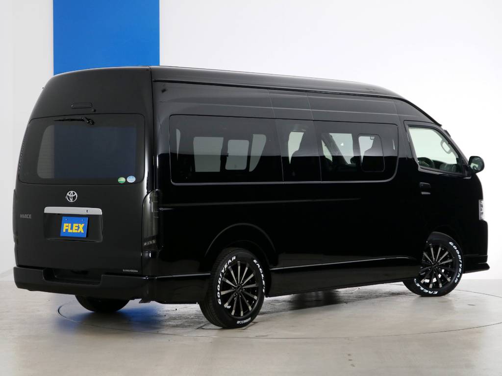えりちん ハイエース　200系　ワイド　フラットテーブル　ロング　黒 えりちん ハイエース 200系 ワイド フラットテーブル ロング 黒