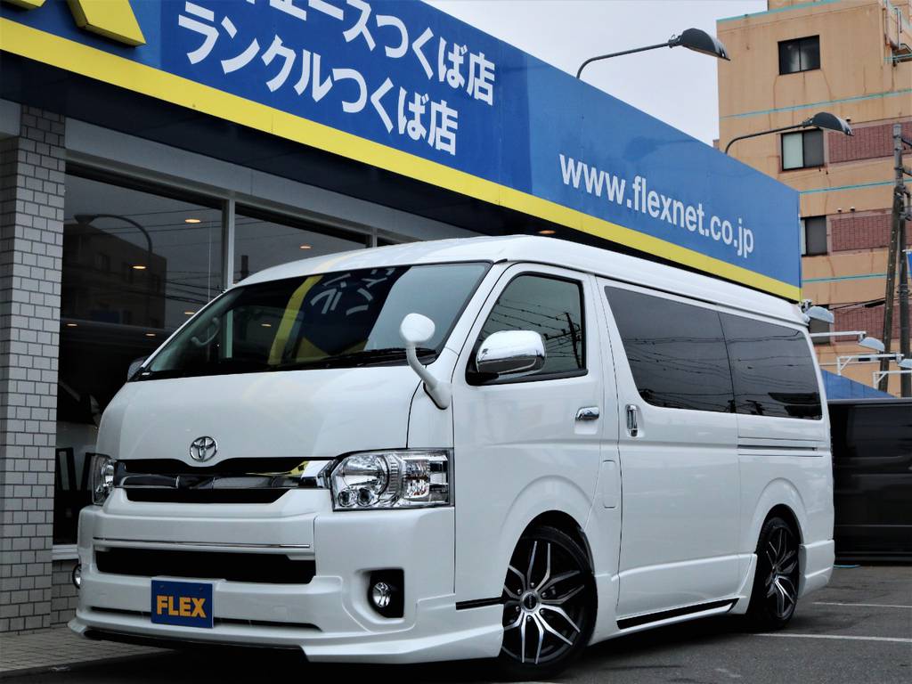 新車ハイエースＷ「ＧＬ」１０人乗り２ＷＤガソリン車！ＷＡＬＤフルエアロ、内装アレンジＲ１が完成！