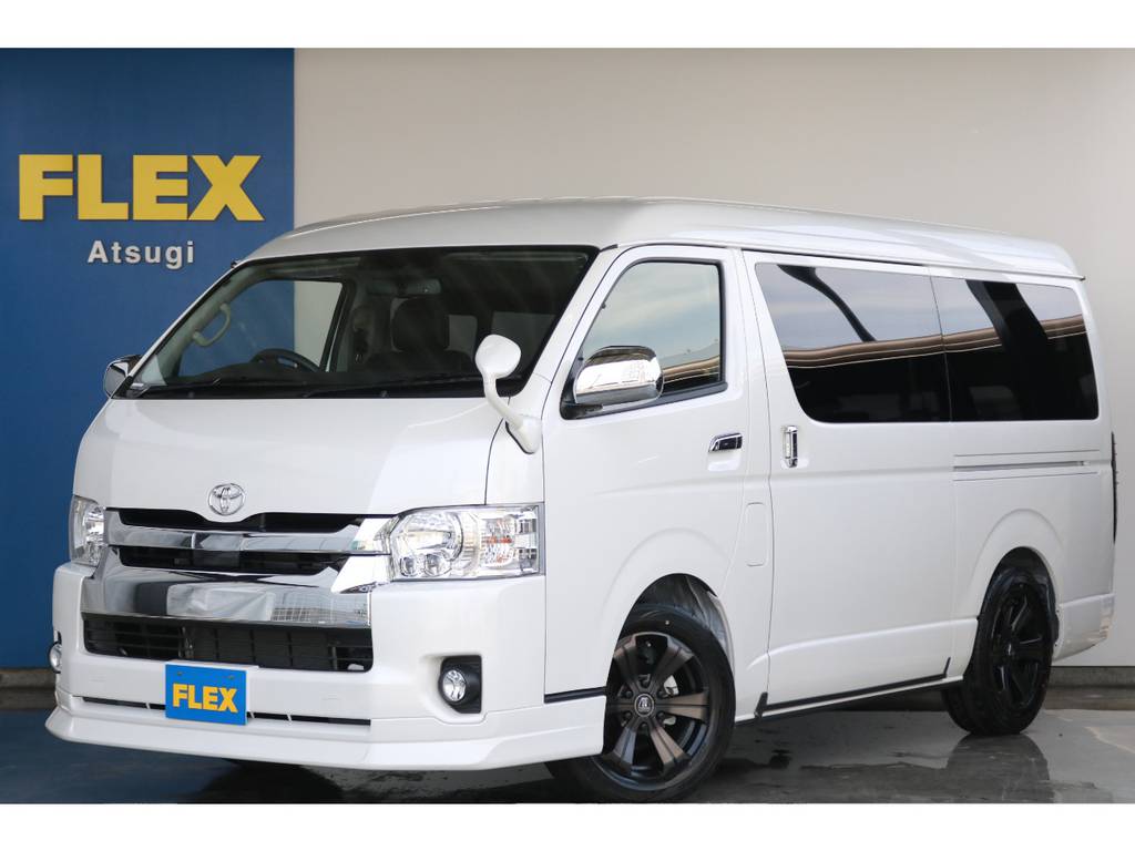 ☆新車ハイエースワゴンＧＬ、ガソリン４ＷＤ、大人気の内装アレンジＲ１☆車中泊やお出かけにピッタリの一台が入庫致しました！！