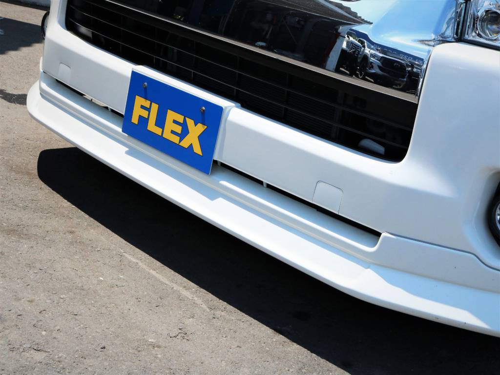 ＦＬＥＸオリジナルデルフィーノラインフロントスポイラー！