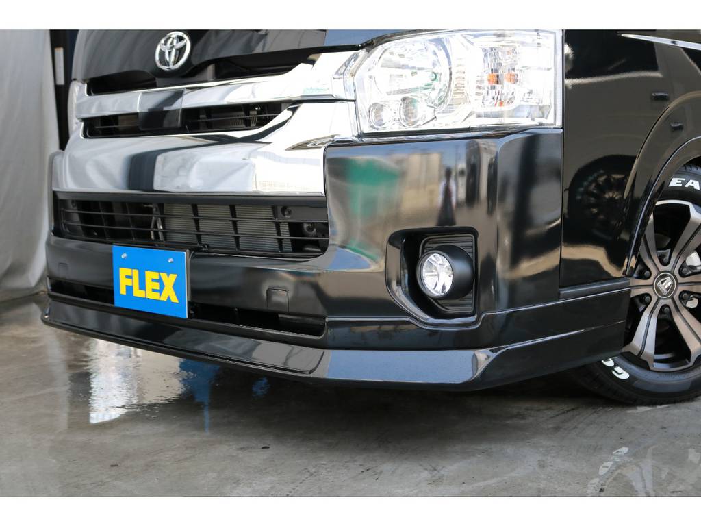 ＦＬＥＸオリジナルフロントリップスポイラー装着済です！より車高が低く見えますよ！