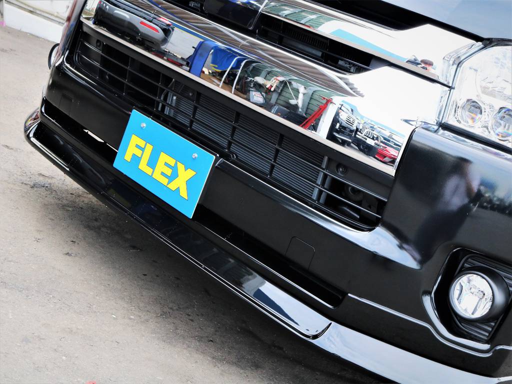 ＦＬＥＸオリジナルデルフィーノラインフロントスポイラー！