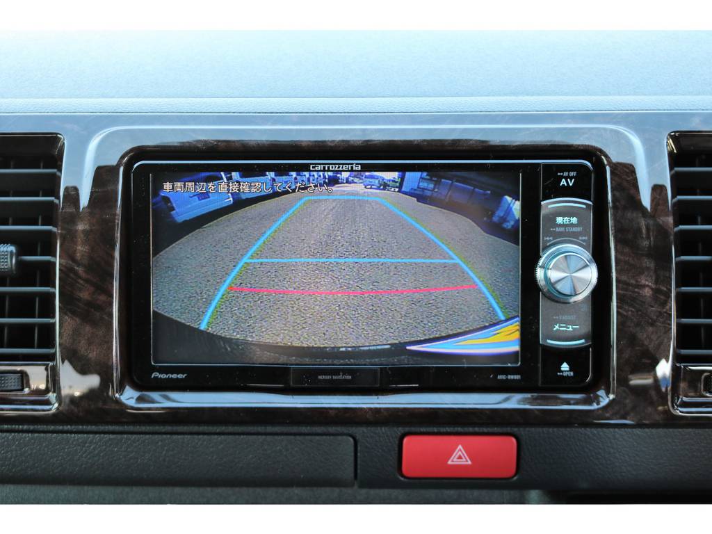 バックモニター映像分配済み！