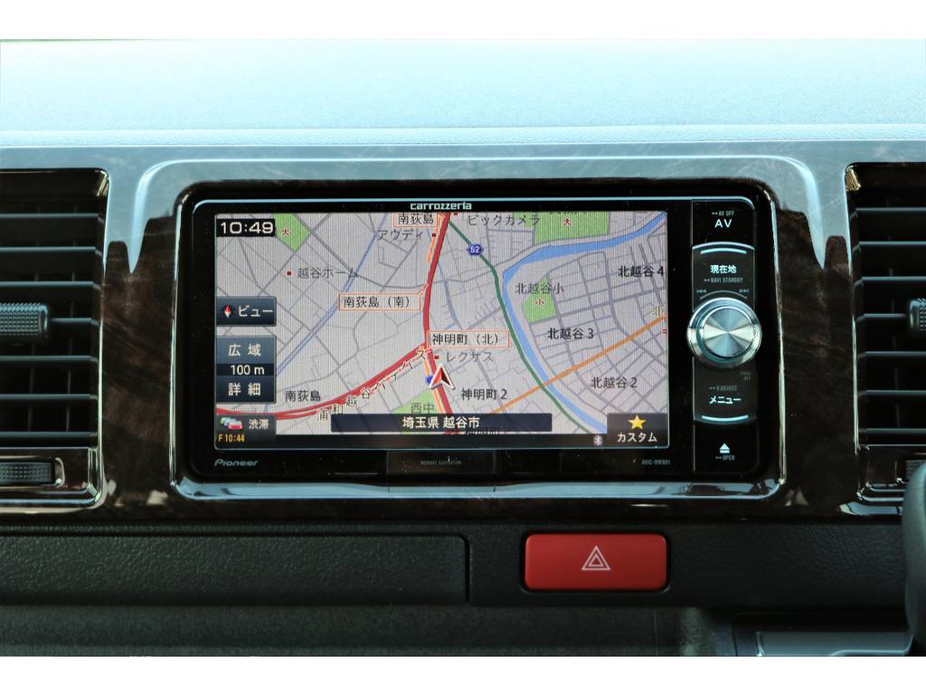 カロッツェリアフルセグＳＤナビ装備！Bluetooth対応！