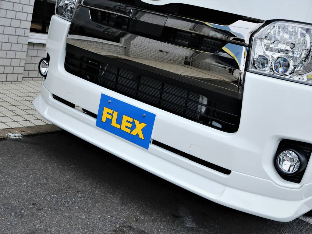 ＦＬＥＸオリジナルデルフィーノラインフロントスポイラー！