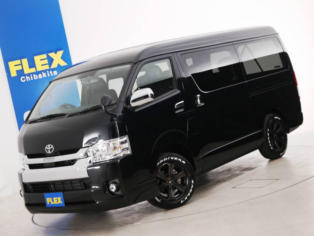 新車未登録　ハイエースワゴンＧＬ　ガソリン４ＷＤ　１０人乗り３ナンバー登録　寒冷地仕様　ＦＬＥＸオリジナル内装アレンジ【Ｖｅｒ５】！