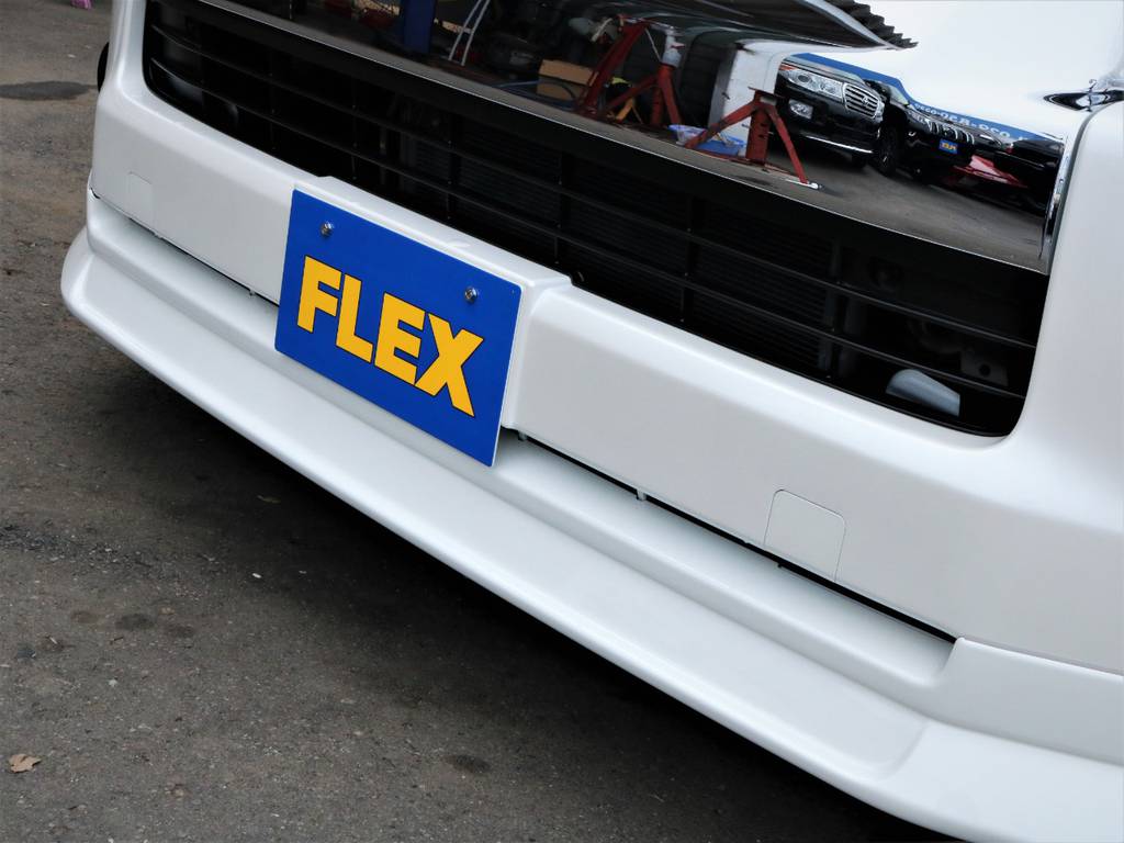 ＦＬＥＸオリジナルデルフィーノラインフロントスポイラー！