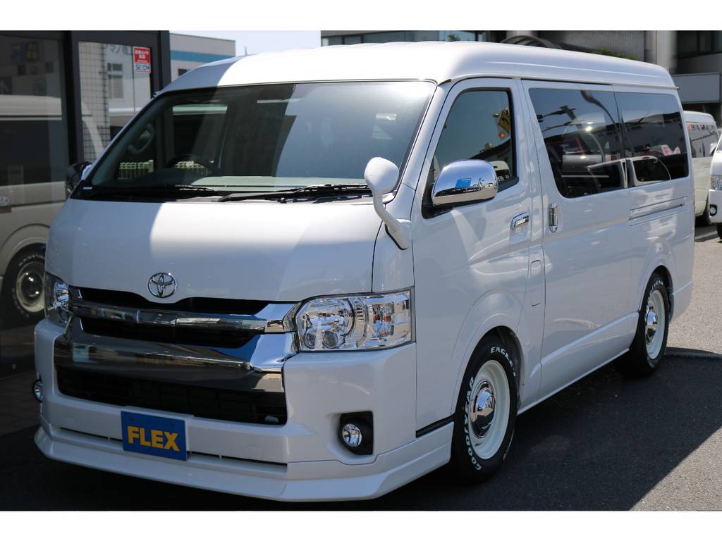 ＦＬＥＸオリジナルフロントリップスポイラー装着済です！より車高が低く見えますね！
