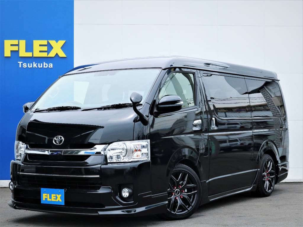 新車ハイエースＷ「ＧＬ」１０人乗り２ＷＤガソリン車！内装アレンジＲ１、ＷＡＬＤフルエアロコンプリート！